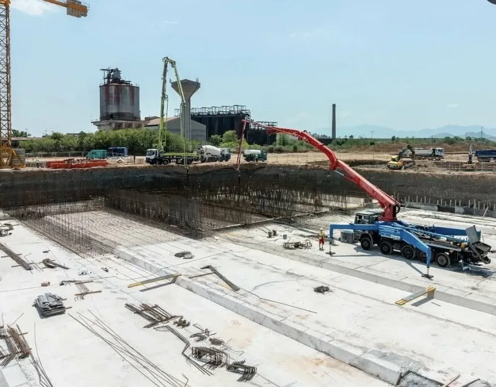 Betoniraju temelje biolo&scaron;kih bazena u Botunu