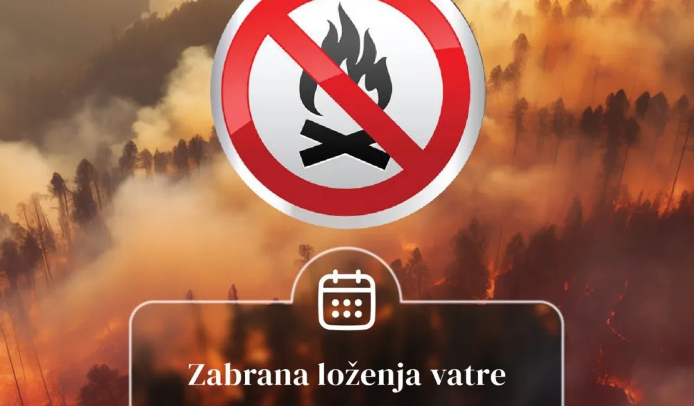 Op&scaron;tina Bar: Zabrana loženja vatre na otvorenom prostoru od 1. juna do 30. septembra