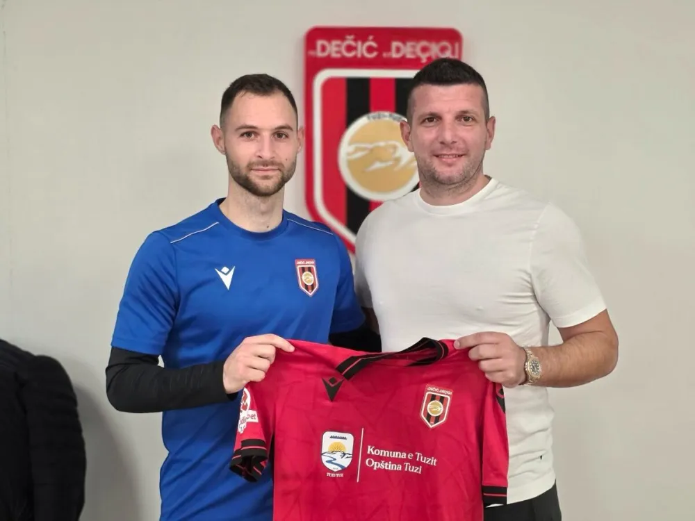 Perović i sportski direktor Dečića Fatos Bećiraj