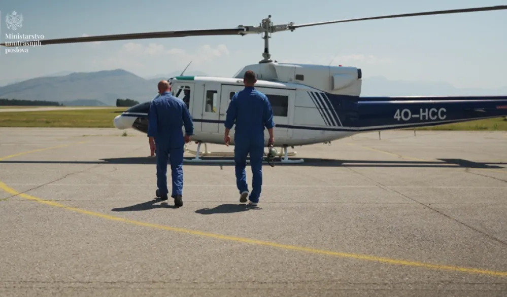 Helikopter MUP-a prinudno sletio kod Gusinja zbog tehničkog kvara, nema povrijeđenih