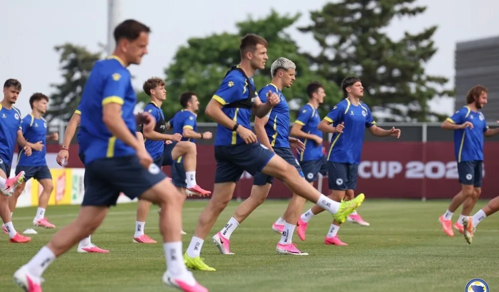 Trening reprezentacije BiH