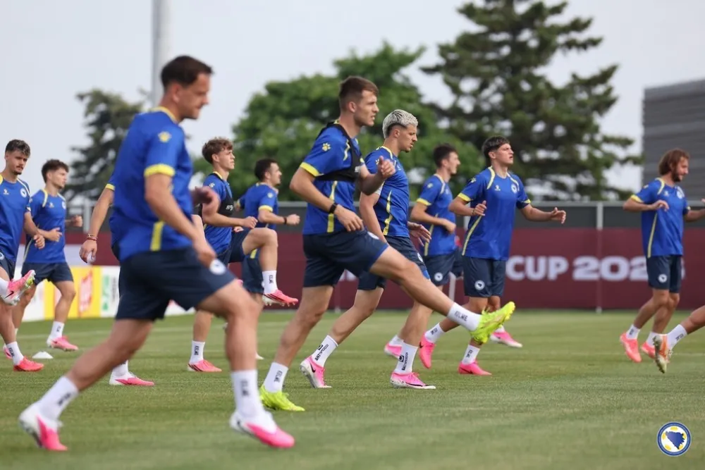 Trening reprezentacije BiH