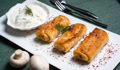 Pohovane palačinke sa sirom i spanaćem