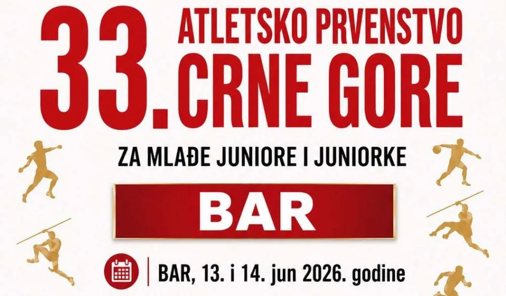 U Baru prvenstvo države za mlađe juniore i juniorke