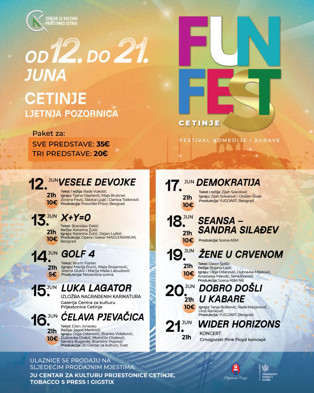 PROGRAM FESTIVALA