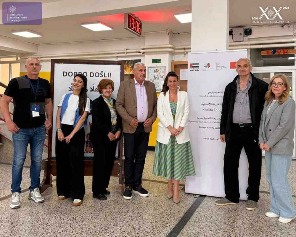 MPNI: Obezbijeđena EdTech laboratorija za Srednju stručnu &scaron;kolu u Bijelom Polju