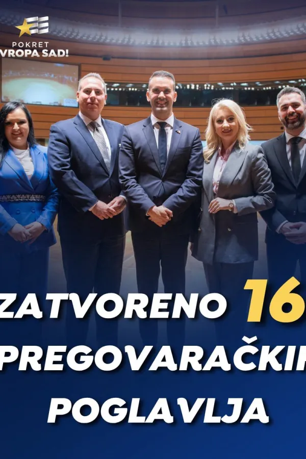Crna Gora ima 16 zatvorenih pregovaračkih poglavlja