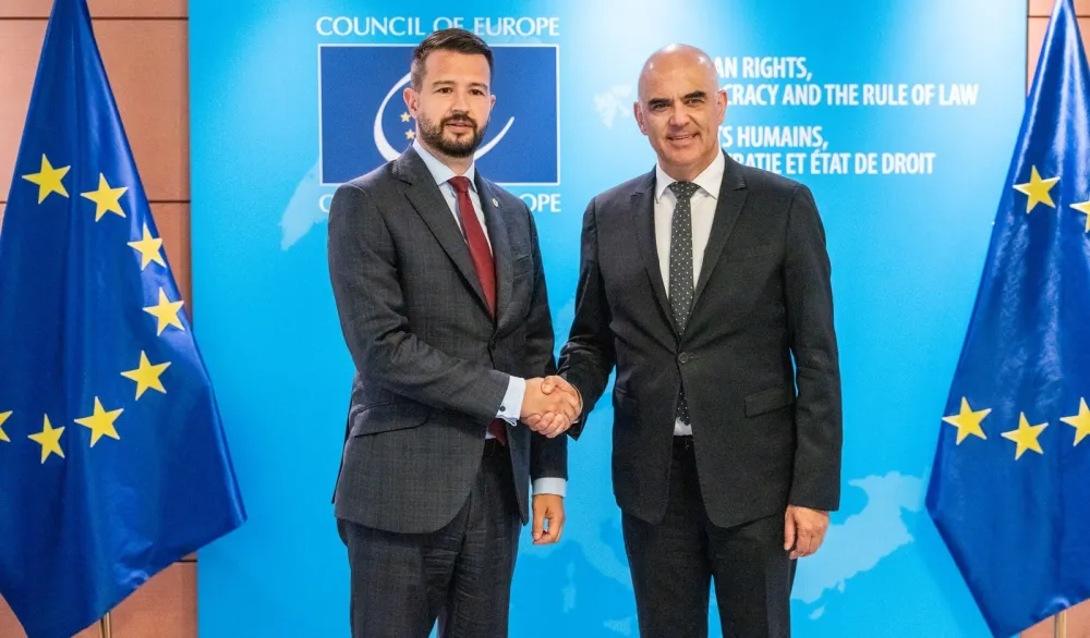 Milatović: Crna Gora 2026. prvi put preuzima predsjedavanje Komitetu ministara Savjeta Evrope