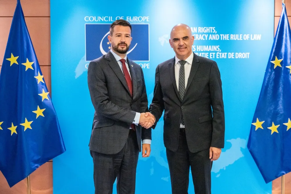 Milatović: Crna Gora 2026. prvi put preuzima predsjedavanje Komitetu ministara Savjeta Evrope