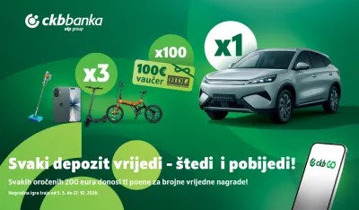 Svaki depozit vrijedi - &scaron;tedi i pobijedi