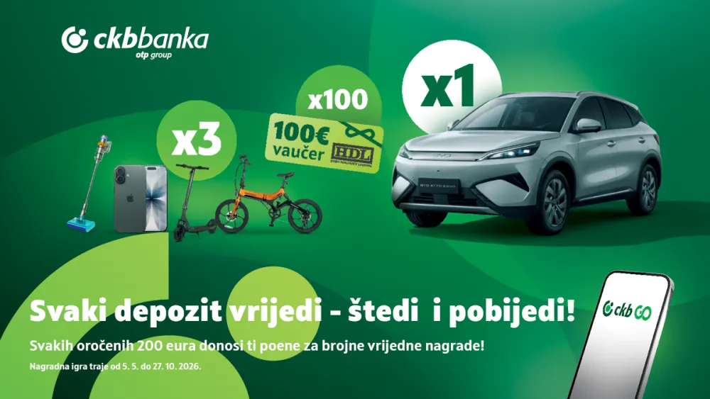 Svaki depozit vrijedi - &scaron;tedi i pobijedi