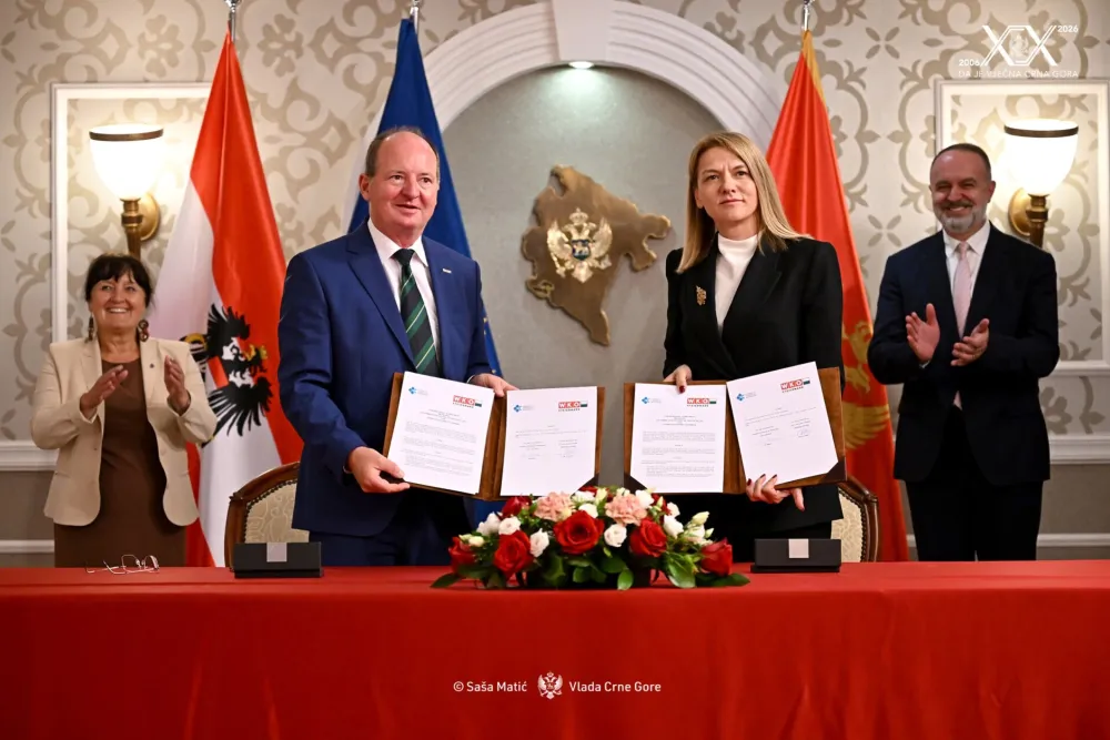 Privredne komore Crne Gore i &Scaron;tajerske potpisale Memorandum o saradnji