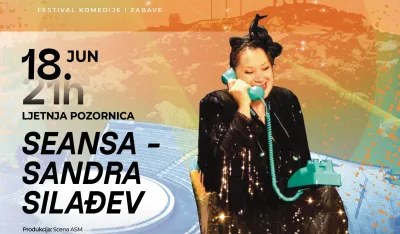 Plakat "Seansa" Sandra Silađev FUN FEST