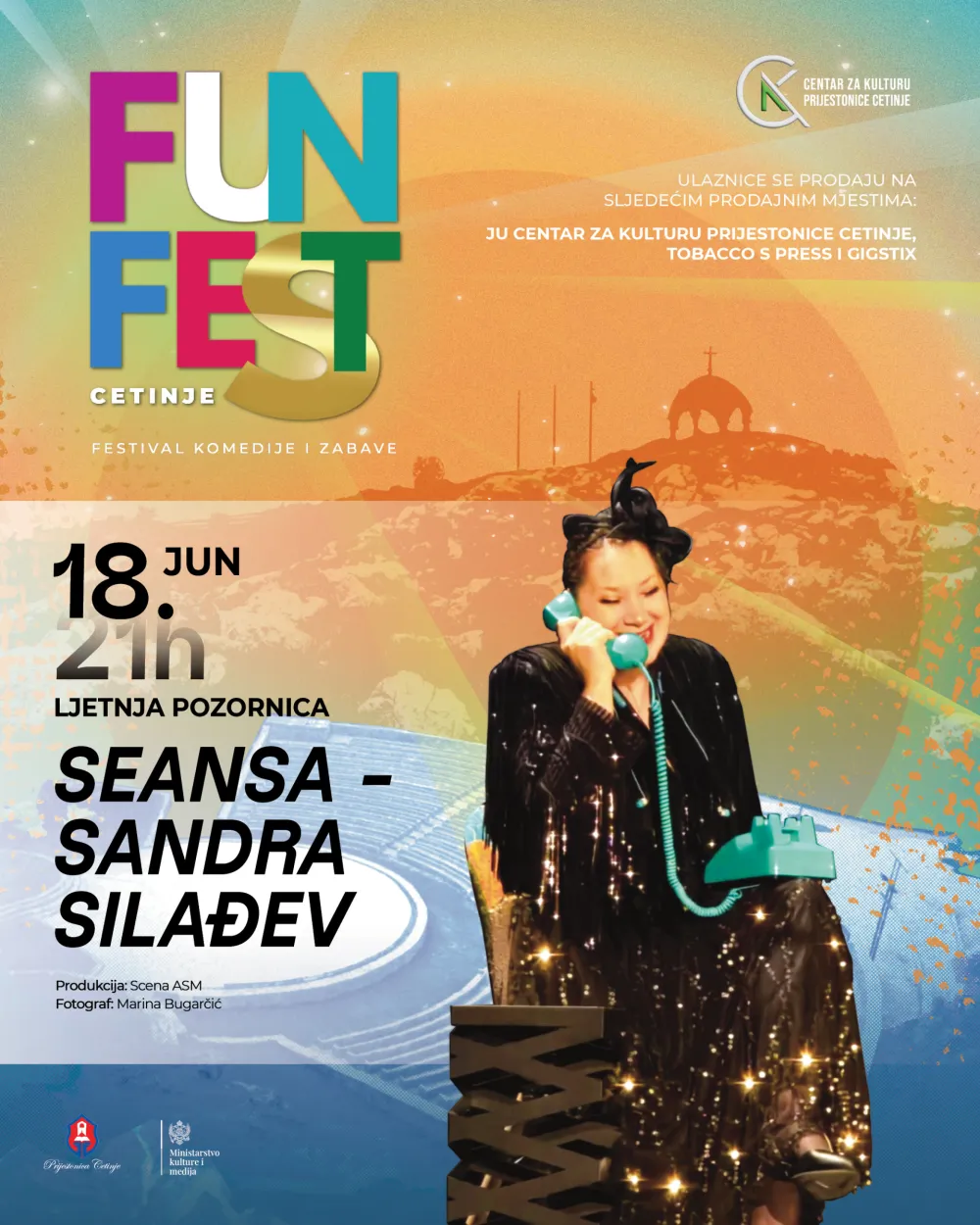 Plakat "Seansa" Sandra Silađev FUN FEST