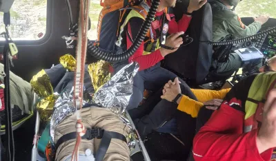 Vazduhoplovci i Gorska služba spasavanja evakuisali povrijeđenog planinara sa Durmitora