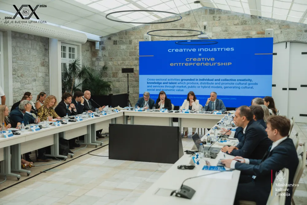 Go&scaron;ović: Crna Gora priprema plan razvoja kreativnih industrija do 2030. godine