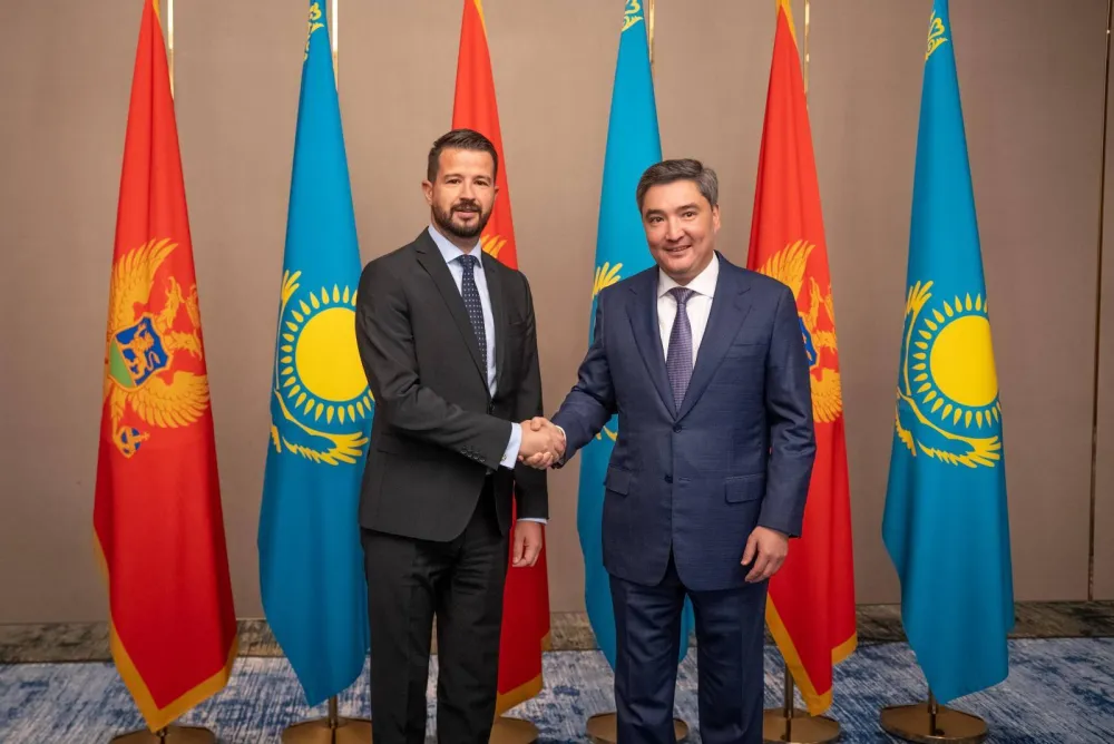 Milatović sa Bektenovim: Crna Gora i Kazahstan od prijateljskih odnosa ka konkretnom ekonomskom partnerstvu