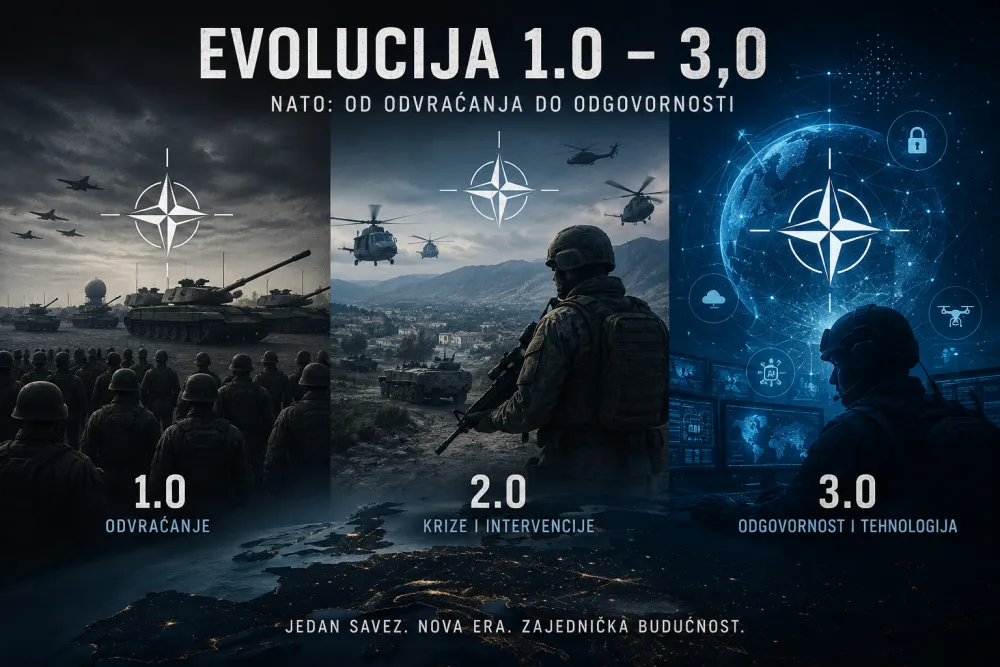 Novi raspored snaga unutar evroatlantskog prostora: Evolucija 1.0&ndash;3.0