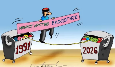 Goran &Scaron;ćekić karikatura Dana