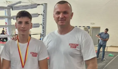 Ćetković sa trenerom Durkovićem