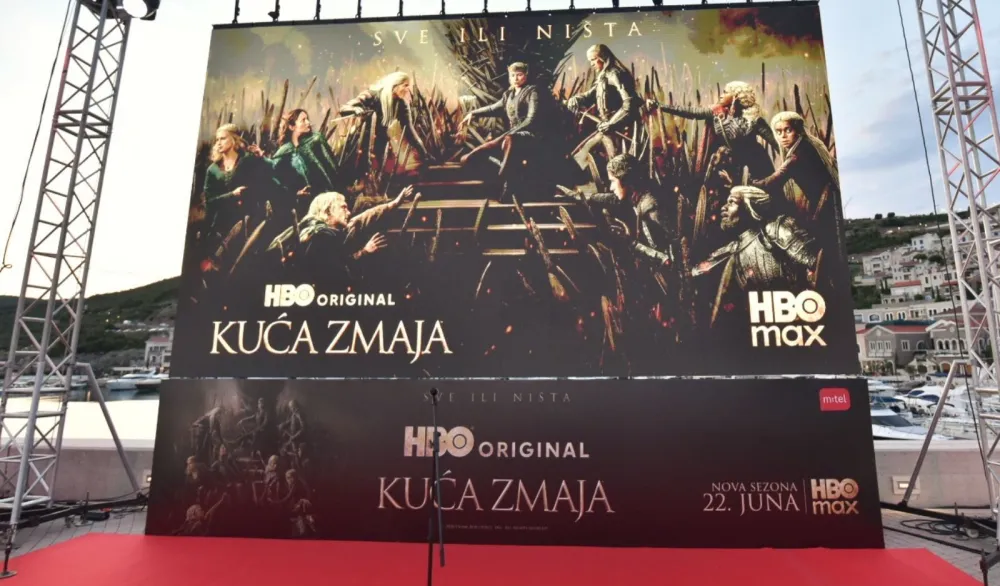 U organizaciji M:tela i HBO Max: &bdquo;Kuća zmaja&ldquo; promovisana pod zvijezdama