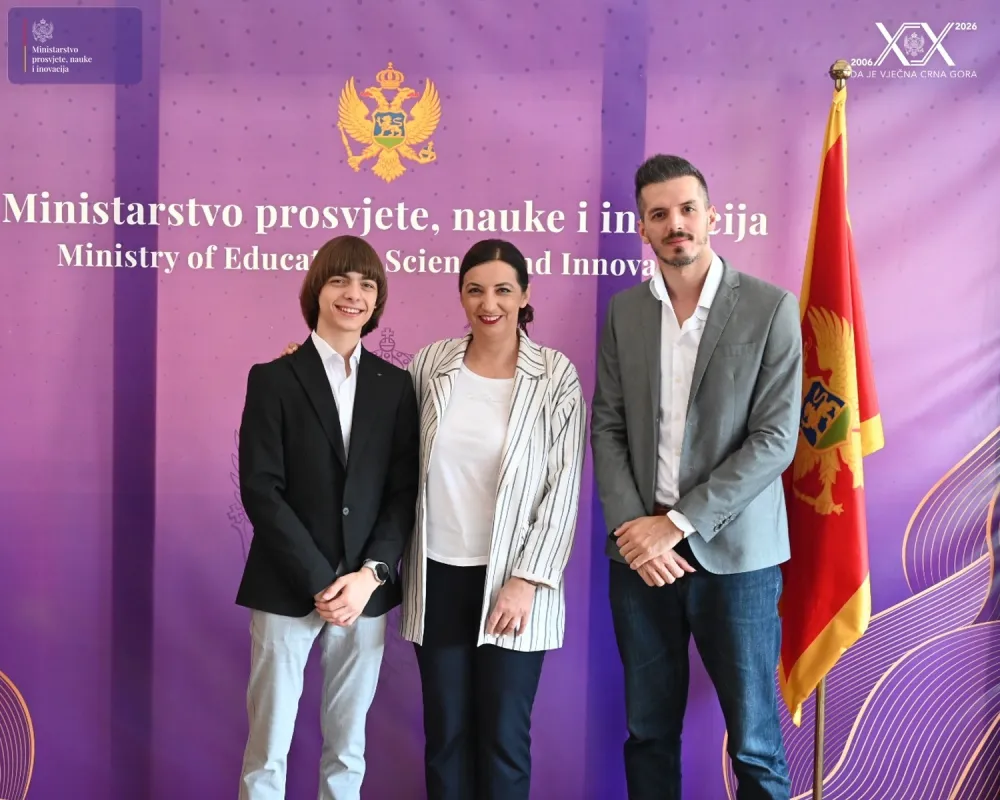 Jak&scaron;ić Stojanović: Uspjesi Petra Nikolića ponos za Crnu Goru i snažna afirmacija talenta