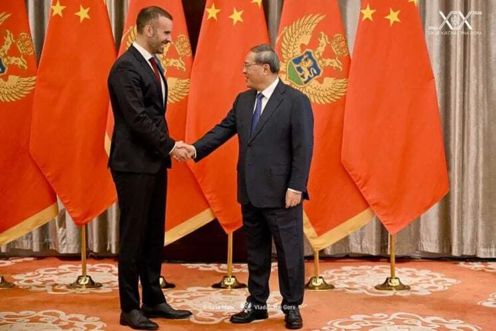 Spajić sa Lijem: Kina će svesrdno podržati stabilnu i prosperitetnu Crnu Goru
