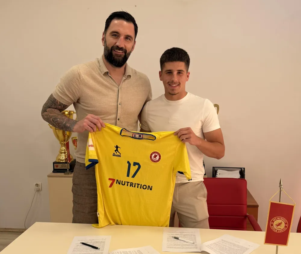 Račić u dru&scaron;tvu sportskog direktora Bogdana Milića