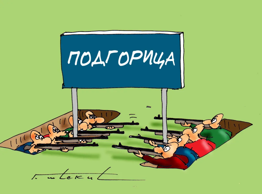 Karikatura Dana - Autor: Goran Šćekić