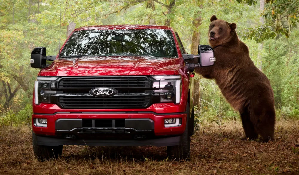 Ford angažovao medvjeda od 360 kg da provali u pikap
