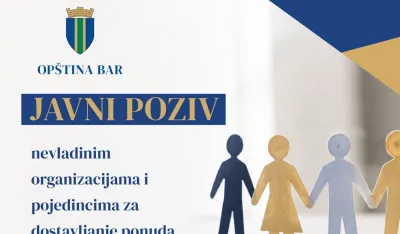 Op&scaron;tina Bar raspisala javni poziv za sprovođenje aktivnosti iz Lokalnog akcionog plana za za&scaron;titu lica sa invaliditetom