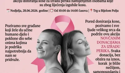 Humanitarna akcija "Doniraj kosu &ndash; Pokloni osmijeh" u Bijelom Polju