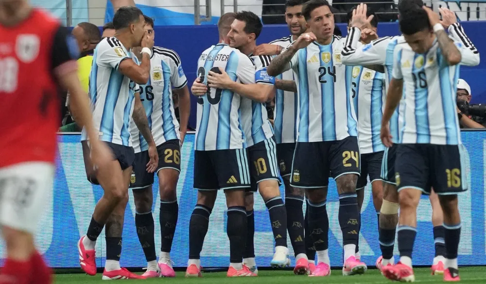 Argentina igra protiv Zelenortskih Ostrva