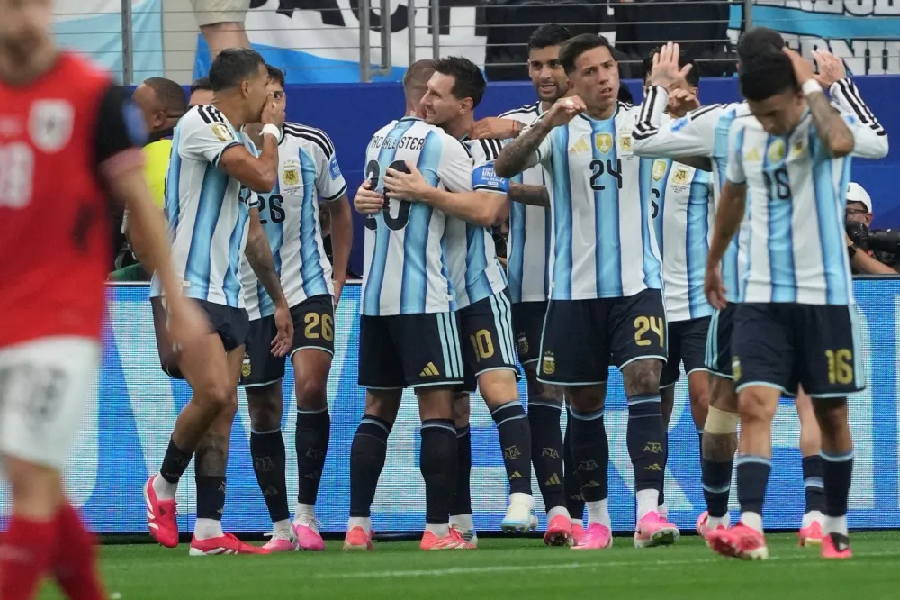 Argentina igra protiv Zelenortskih Ostrva