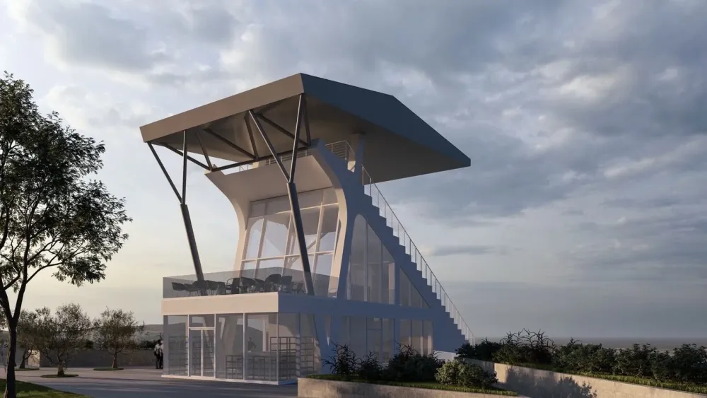 Vidikovac u Gornjim Kokotima inspirisan stadionom pod Goricom