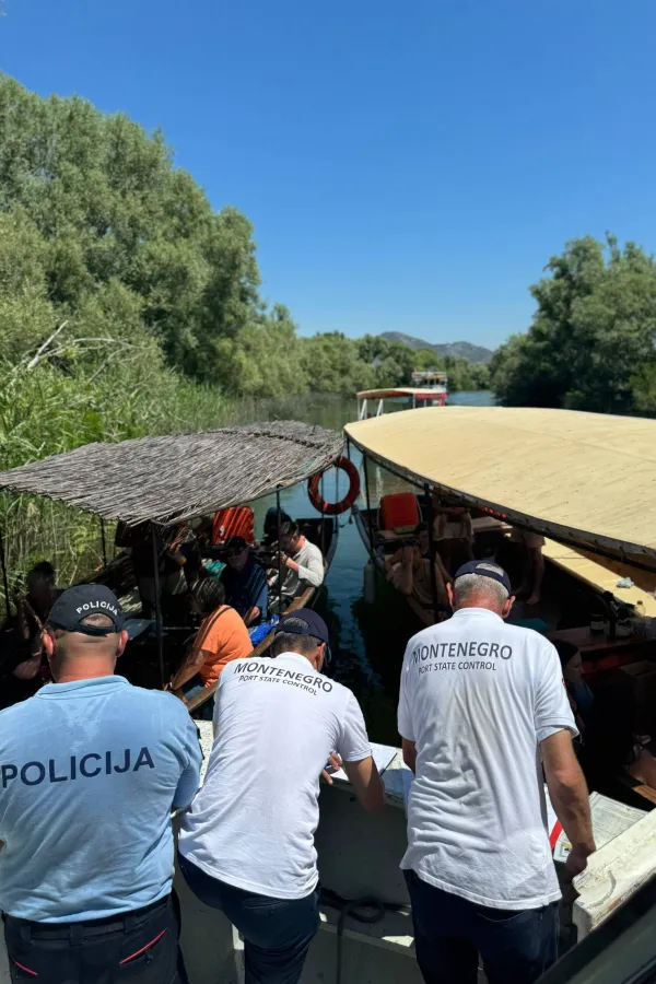 Pojačane kontrole na Skadarskom jezeru: Sankcionisane nepravilnosti na devet plovila