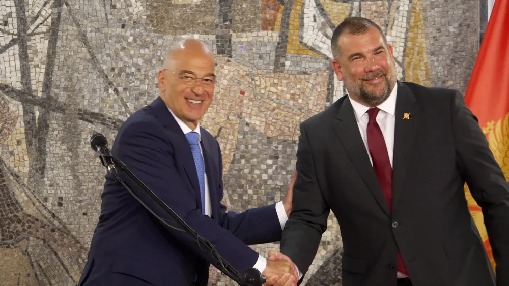 Krapović: Zapadni Balkan u EU garancija stabilnosti; Dendias: Bezbjednost Evrope zajednički zadatak