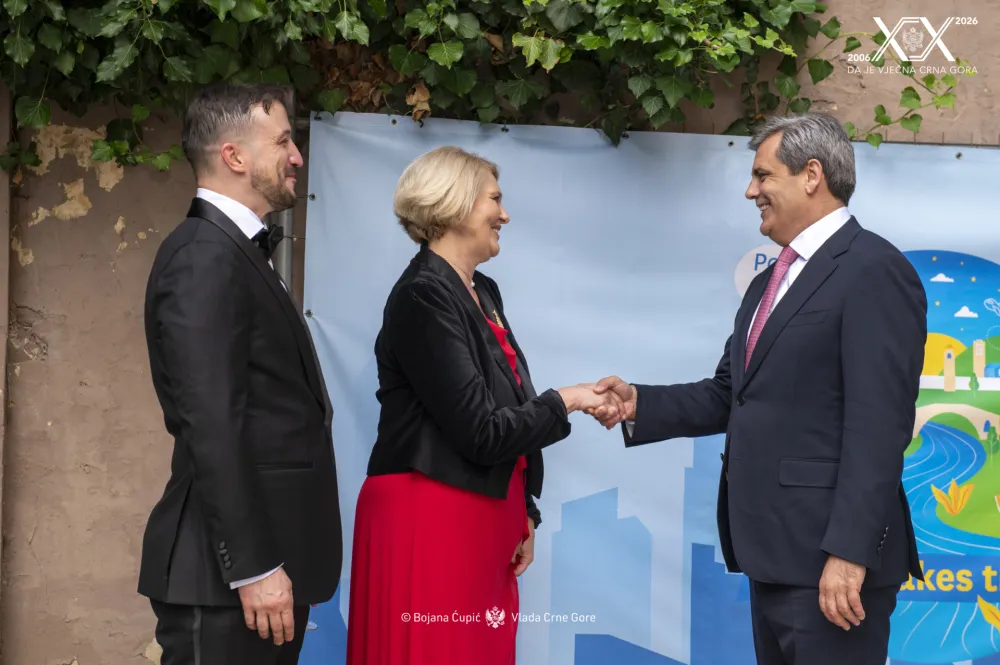 Marković, Injac i Ibrahimović na svečanom prijemu u Briselu