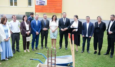 Jak&scaron;ić-Stojanović, Adžović i Balić položili kamen temeljac za vrtić u Gusinju