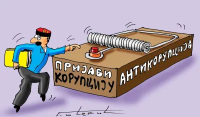 Karikatura Dana - Autor: Goran &Scaron;ćekić