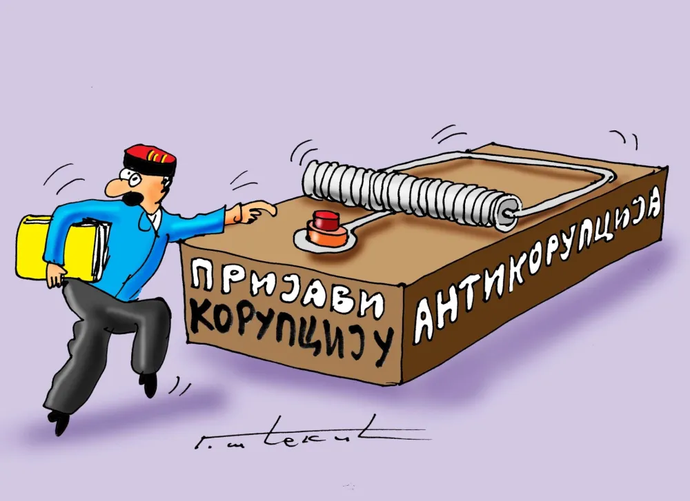 Karikatura Dana - Autor: Goran &Scaron;ćekić