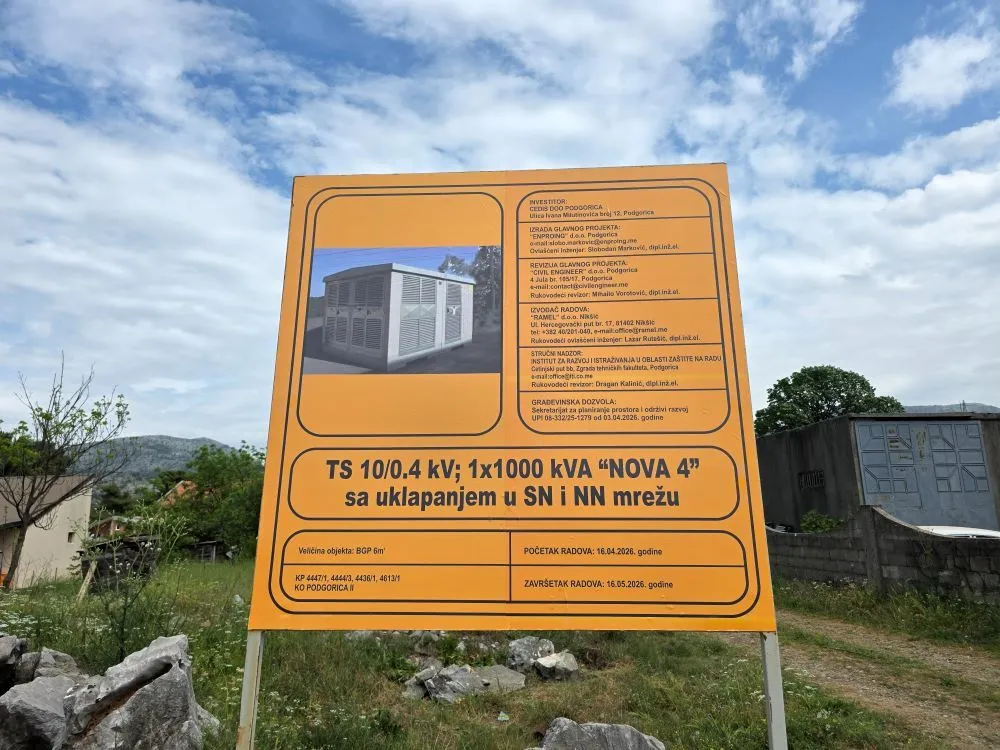 Trafostanica u Zagoriču čeka upotrebnu dozvolu