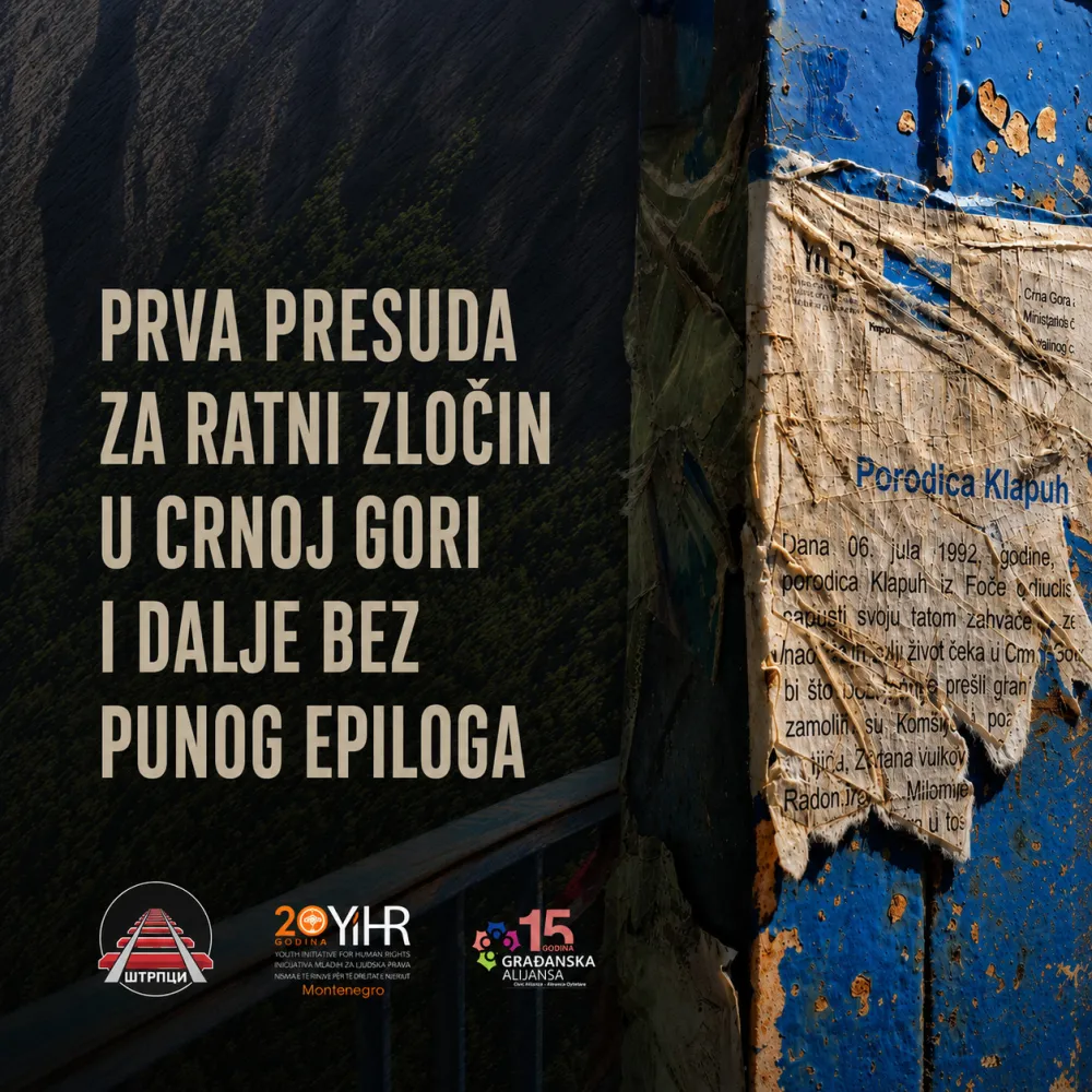 GA: Prva presuda za ratni zločin u Crnoj Gori i dalje bez punog epiloga