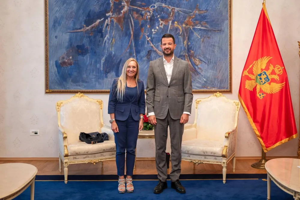 Milatović ispratio ambasadorku Italije: Prijateljstvo Crne Gore i Italije nastaviće da jača