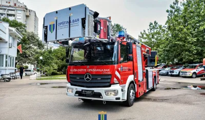 Op&scaron;tina Bar: Nova oprema za barske vatrogasce vrijedna gotovo 1,5 miliona eura