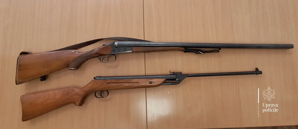 Nik&scaron;ićka policija oduzela četiri komada oružja i veću količinu municije
