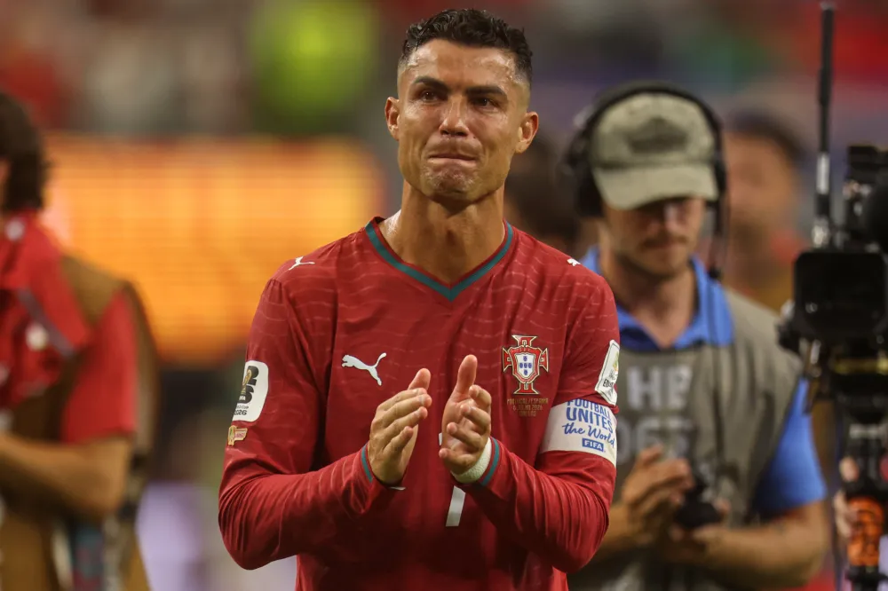 Kristijano Ronaldo u suzama