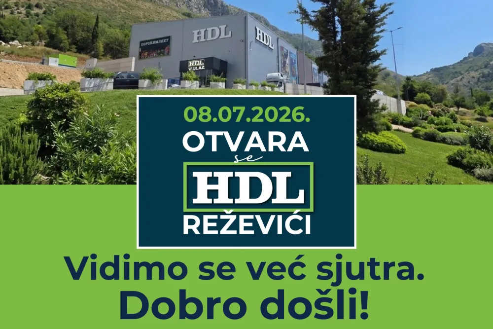 HDL otvara novi hipermarket u Reževićima