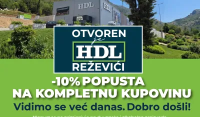 Otvoren je novi HDL hipermarket u Reževićima 