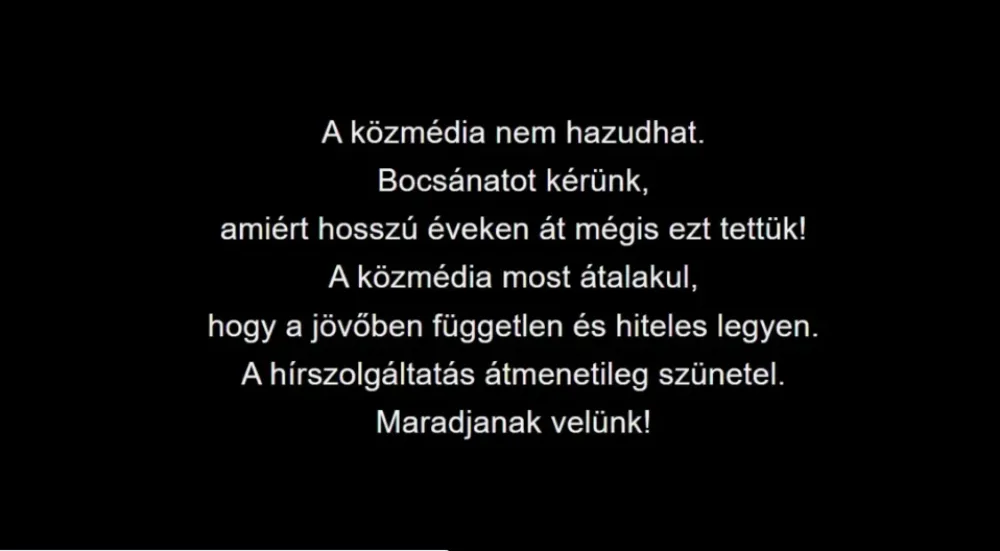 Mađarska državna televizija privremeno obustavila vijesti